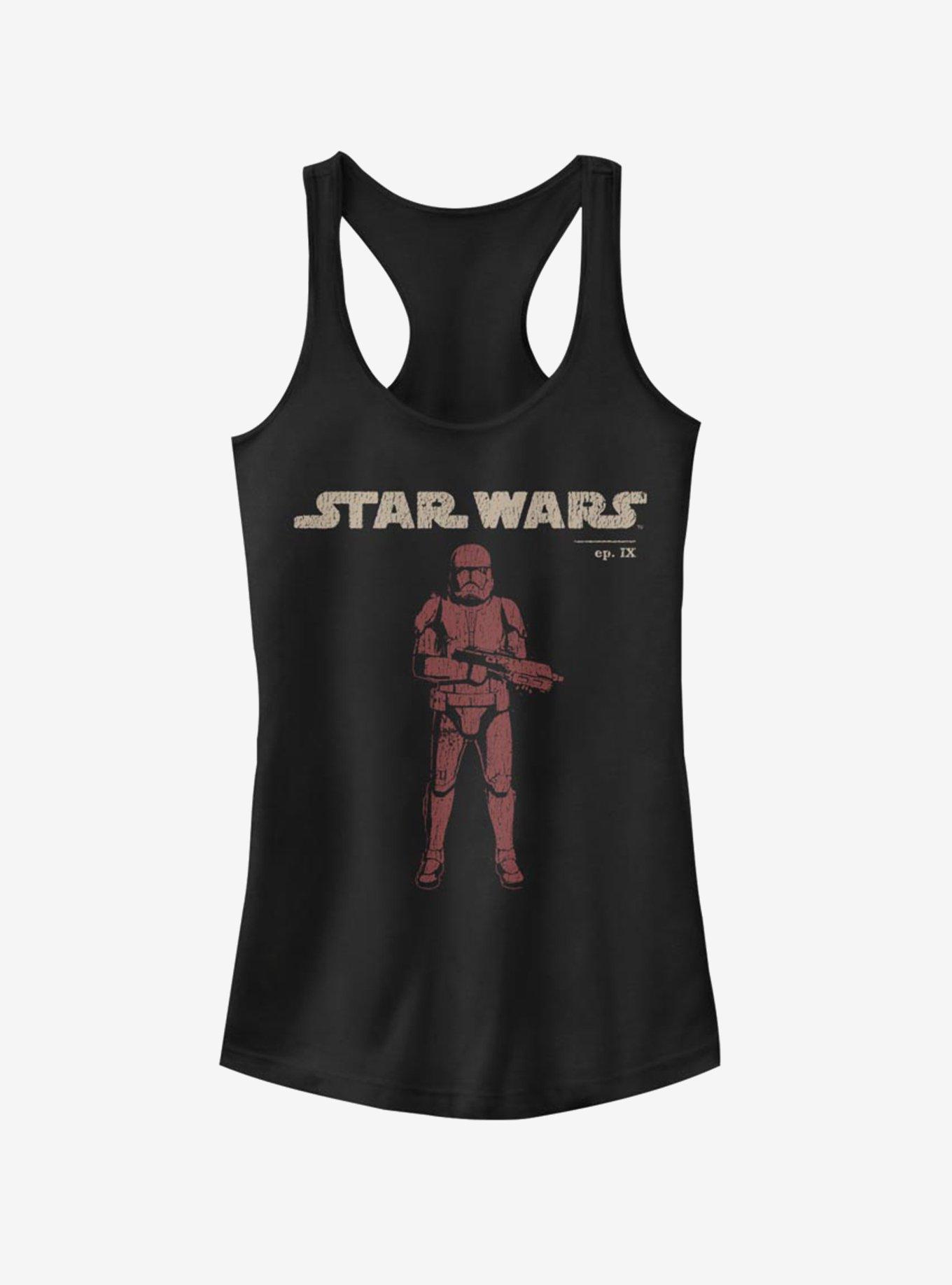 Star Wars Episode IX Rise of Skywalker Red Trooper Vigilant Girls Tank, BLACK, hi-res