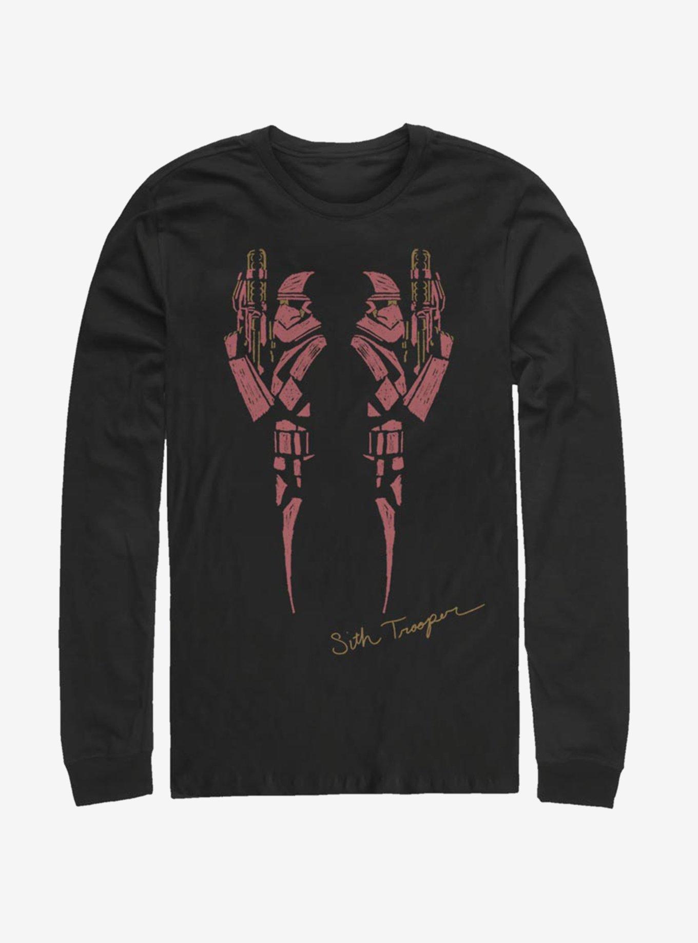 Star Wars Episode IX Rise of Skywalker Double Red Trooper Long-Sleeve T-Shirt, , hi-res