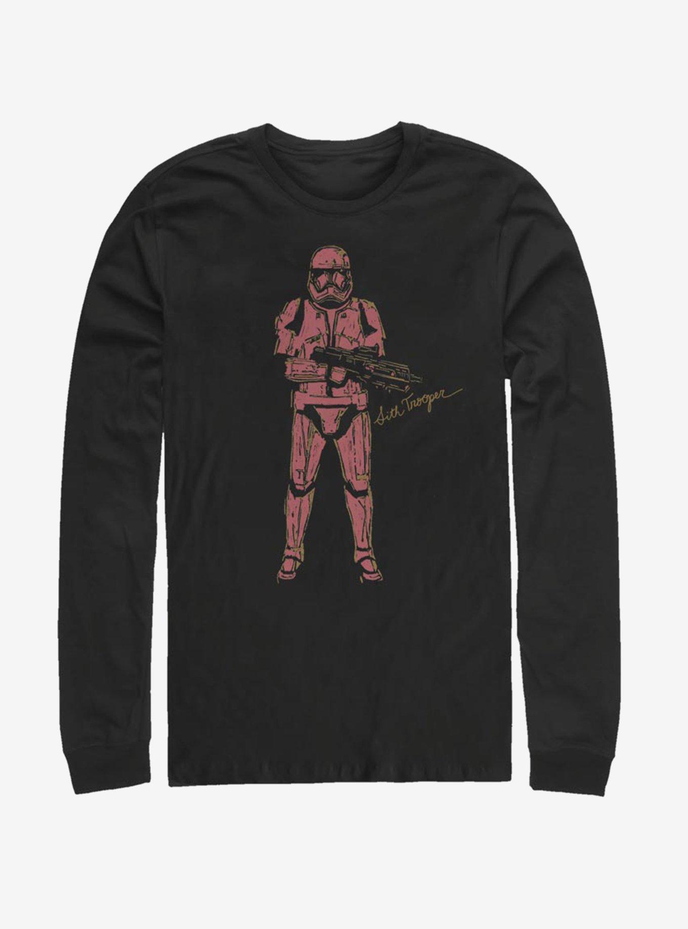 Star Wars Episode IX Rise of Skywalker Red Trooper Long-Sleeve T-Shirt, , hi-res