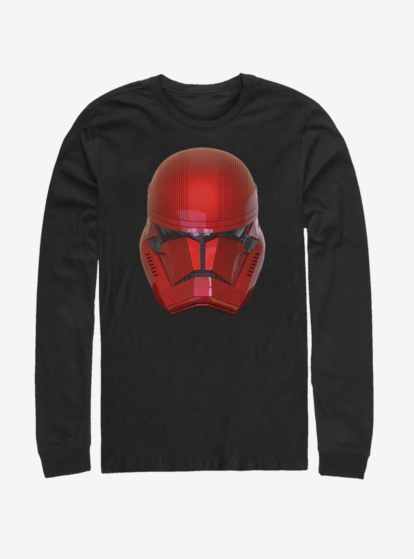 Star Wars Episode IX Rise of Skywalker Red Trooper Red Helm Long-Sleeve T-Shirt, , hi-res
