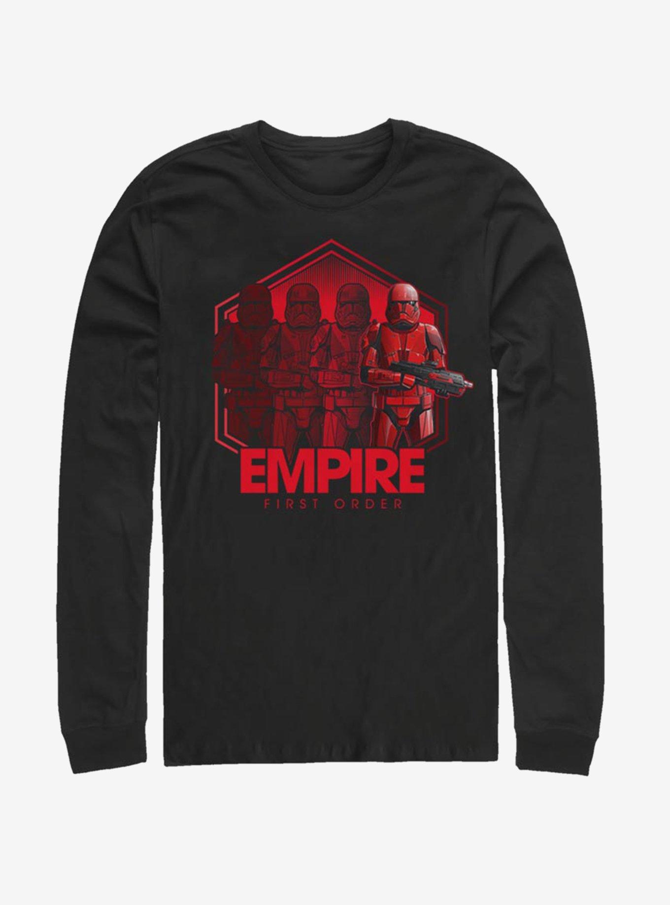 Star Wars Episode IX Rise of Skywalker Red Trooper Troop Four Long-Sleeve T-Shirt