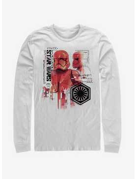Star Wars Episode IX Rise of Skywalker Red Trooper Schematic Long-Sleeve T-Shirt, , hi-res