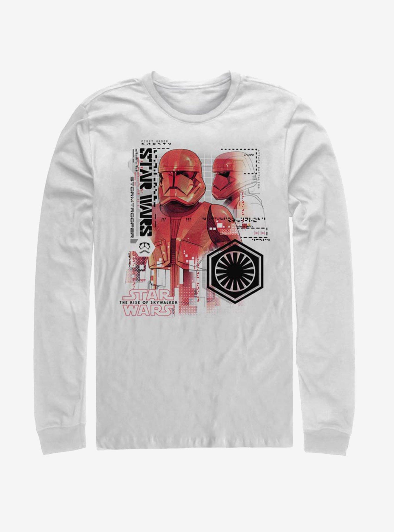 Star Wars Episode IX Rise of Skywalker Red Trooper Super Red Trooper Long-Sleeve T-Shirt, WHITE, hi-res