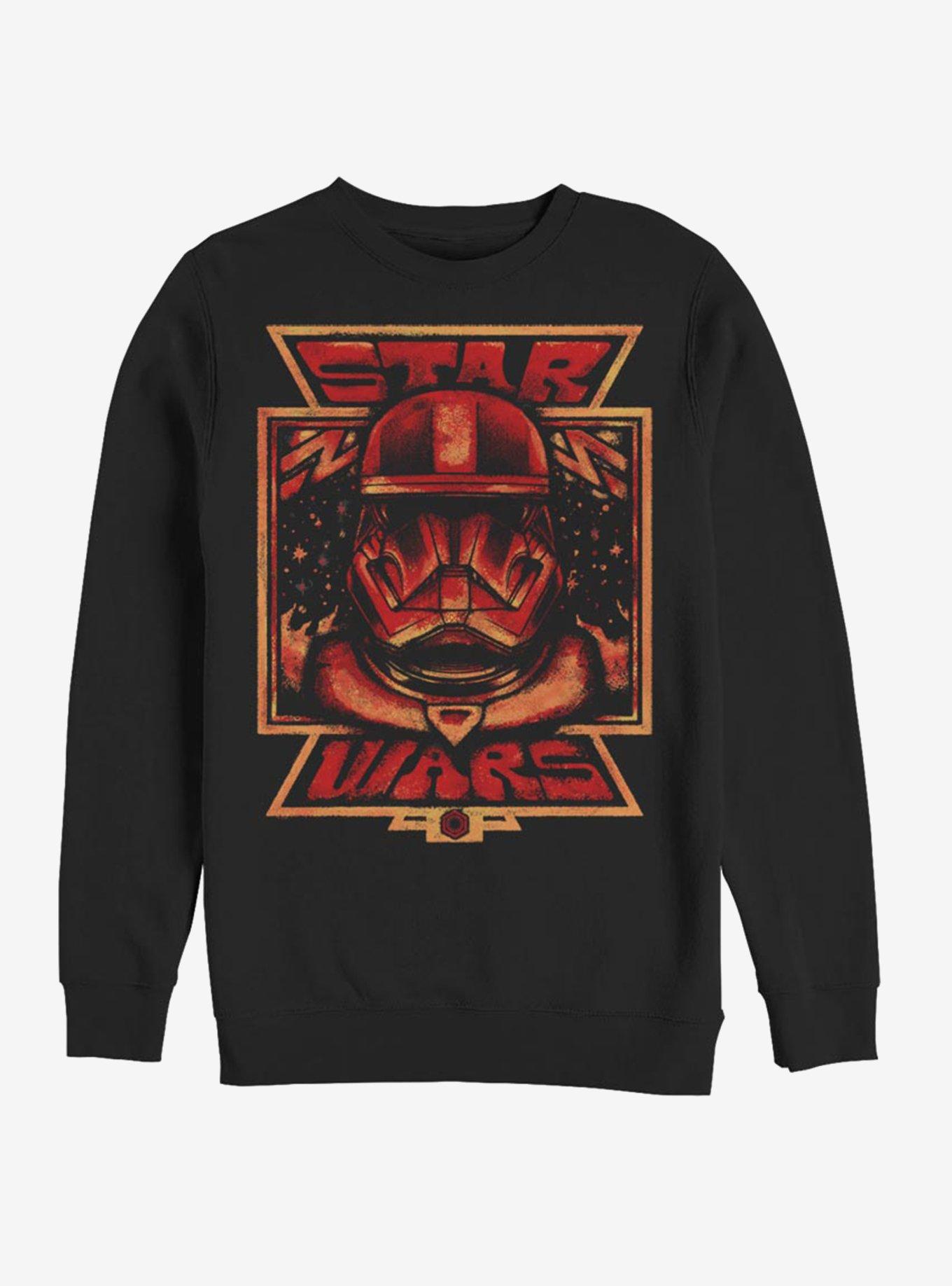 Star Wars Episode IX Rise of Skywalker Red Trooper Red Perspective Sweatshirt, BLACK, hi-res