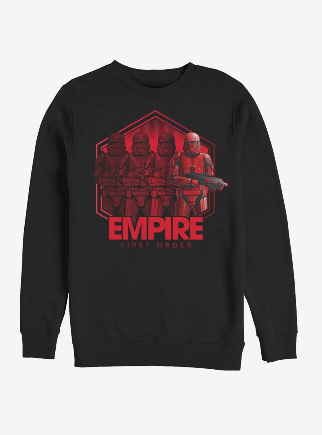 Star Wars Episode IX Rise of Skywalker Red Trooper Red Troop Four Sweatshirt, BLACK, hi-res