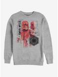 Star Wars Episode IX Rise of Skywalker Red Trooper Schematic Sweatshirt, ATH HTR, hi-res