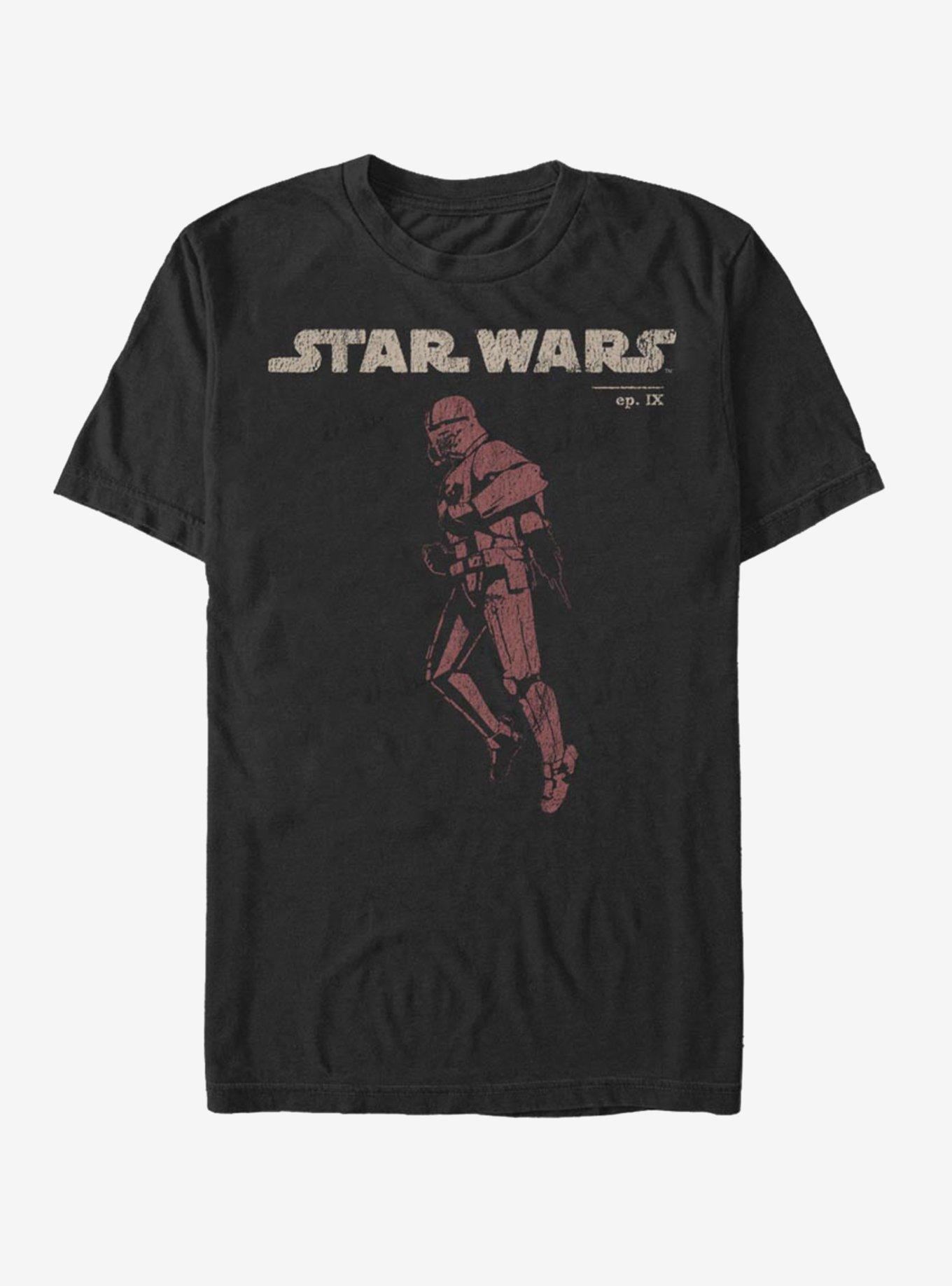 Star Wars Episode IX Rise of Skywalker Red Trooper Jet Red T-Shirt, BLACK, hi-res