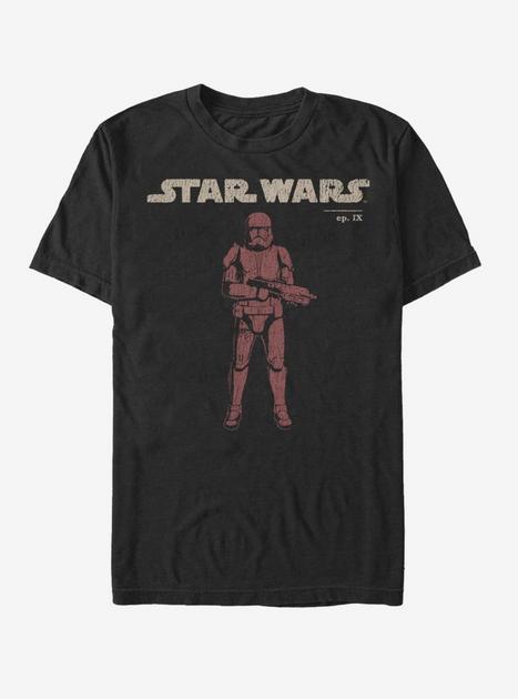 Star Wars Episode IX Rise of Skywalker Red Trooper Vigilant T-Shirt ...