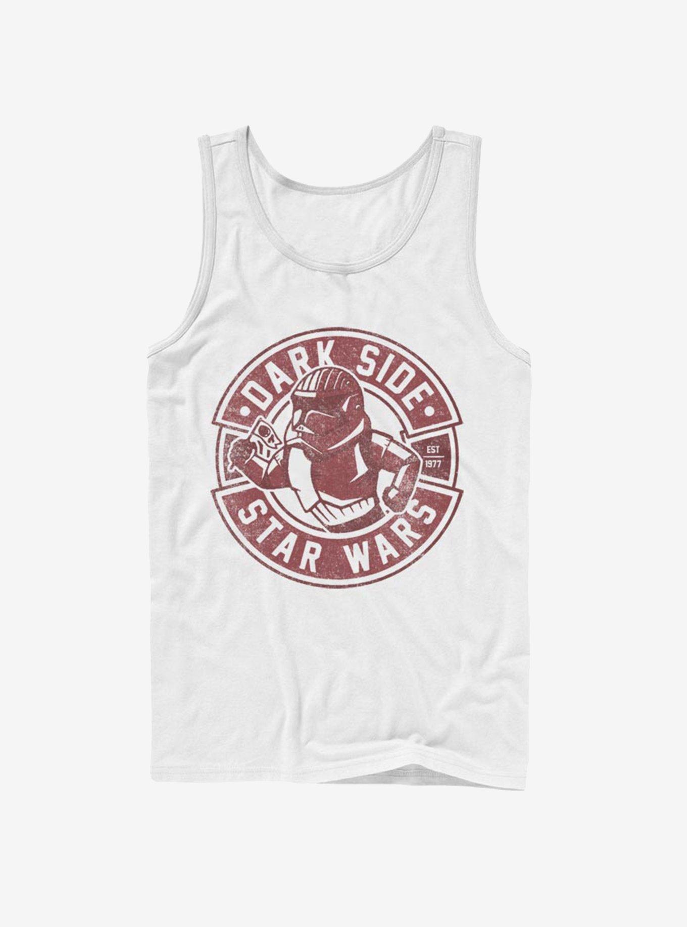 Star Wars Episode IX Rise of Skywalker Red Trooper Handdrawn Tank, WHITE, hi-res