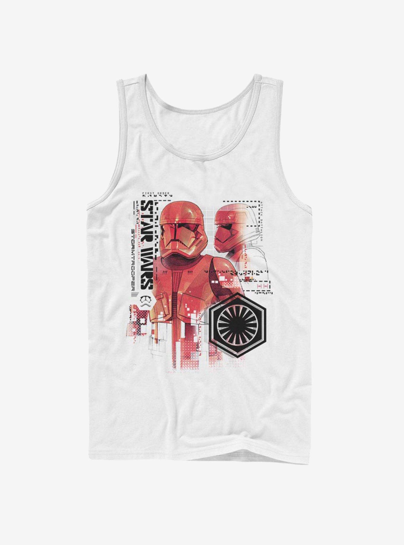 Star Wars Episode IX Rise of Skywalker Red Trooper Schematic Tank, WHITE, hi-res