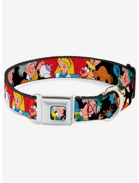 Disney Alice in Wonderland Mad Hatters Tea Party Poses Seatbelt Buckle Dog Collar, , hi-res