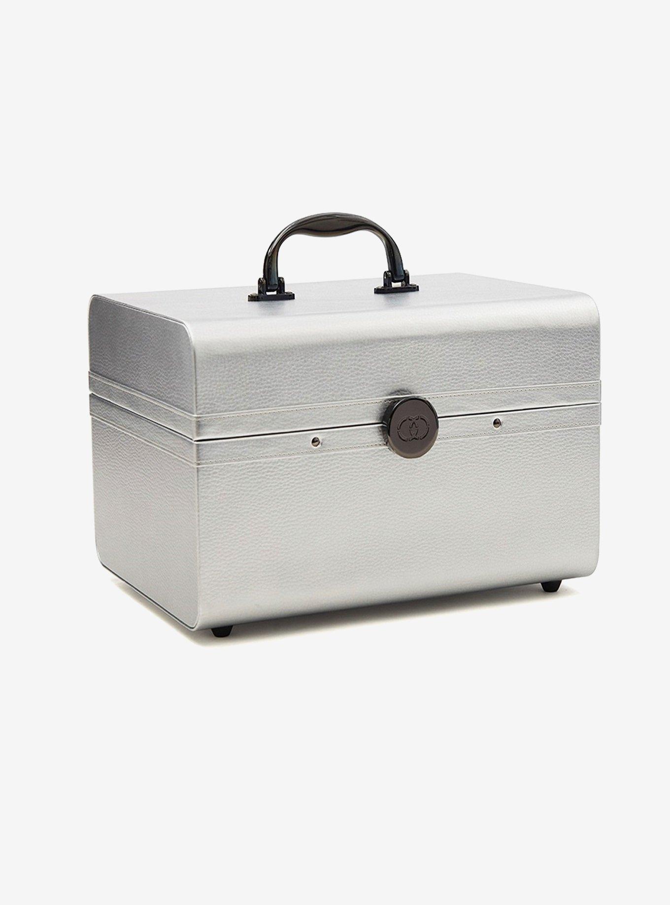 Caboodle Lifestyle Large Train Case Silver, , hi-res