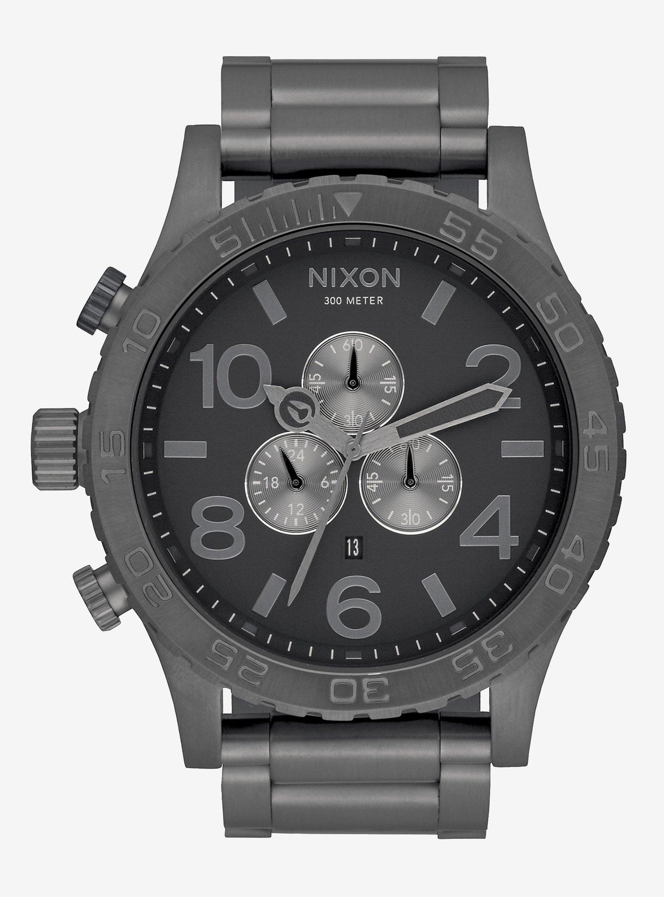 Nixon 51-30 Chrono All Gunmetal Watch, , hi-res