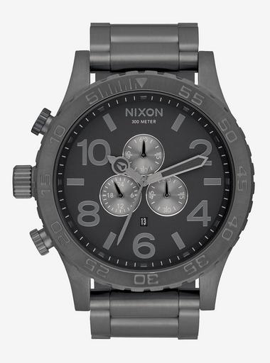 Nixon 51-30 Chrono All Gunmetal Watch | Hot Topic