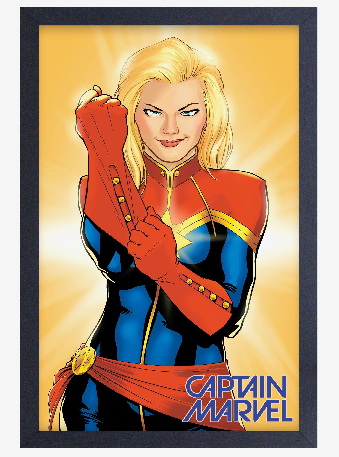 Marvel Captain Marvel Gloves Poster, , hi-res