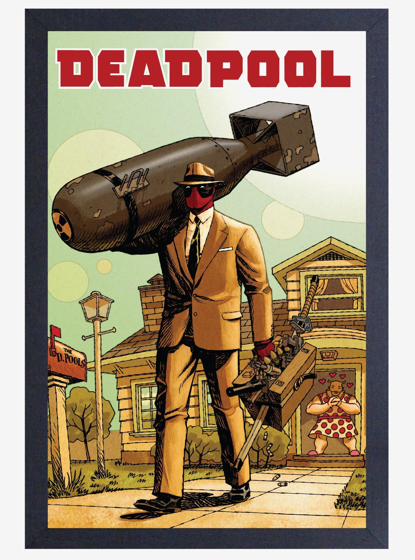 Marvel Deadpool Bomb Poster, , hi-res