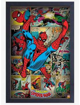 Marvel Spiderman Panels Poster, , hi-res