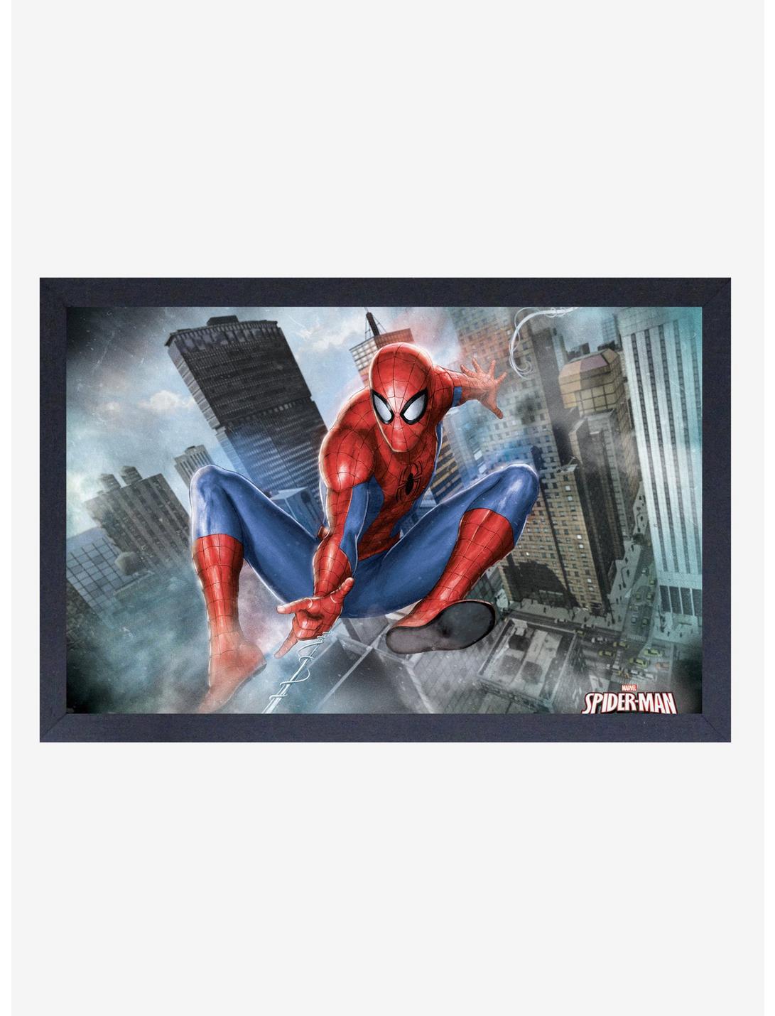 Marvel Spiderman Skyline Swing Poster, , hi-res