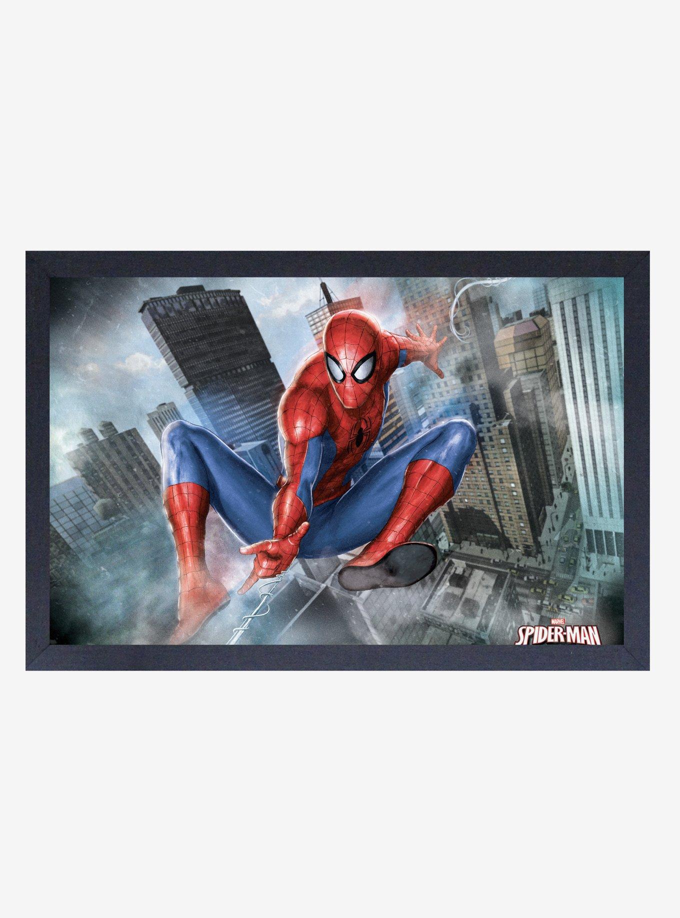 Marvel Spiderman Skyline Swing Poster, , hi-res