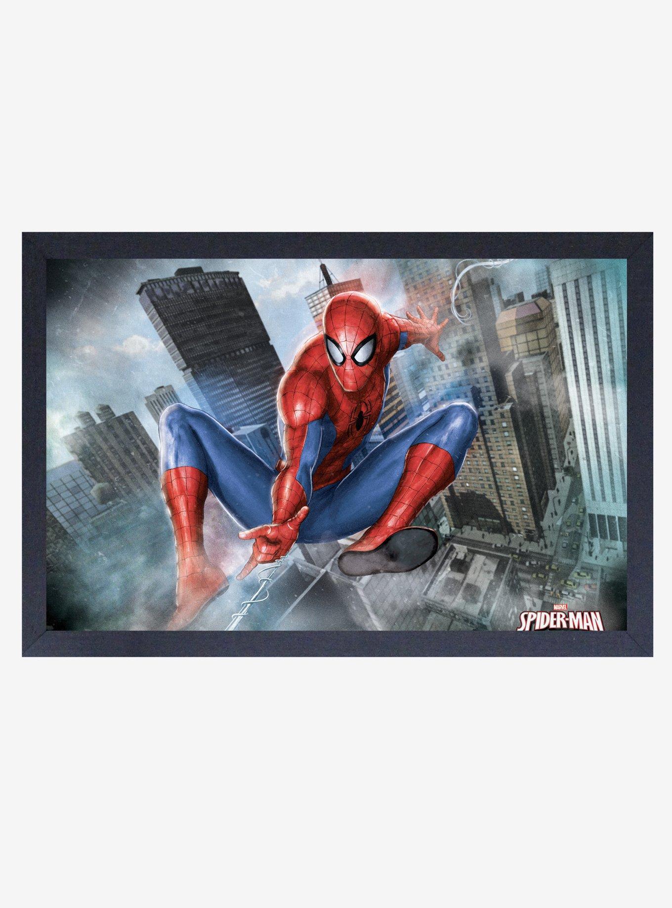 Marvel Spiderman Skyline Swing Poster, , hi-res