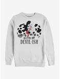 Disney 101 Dalmatians Devilish Cruella Sweatshirt, WHITE, hi-res