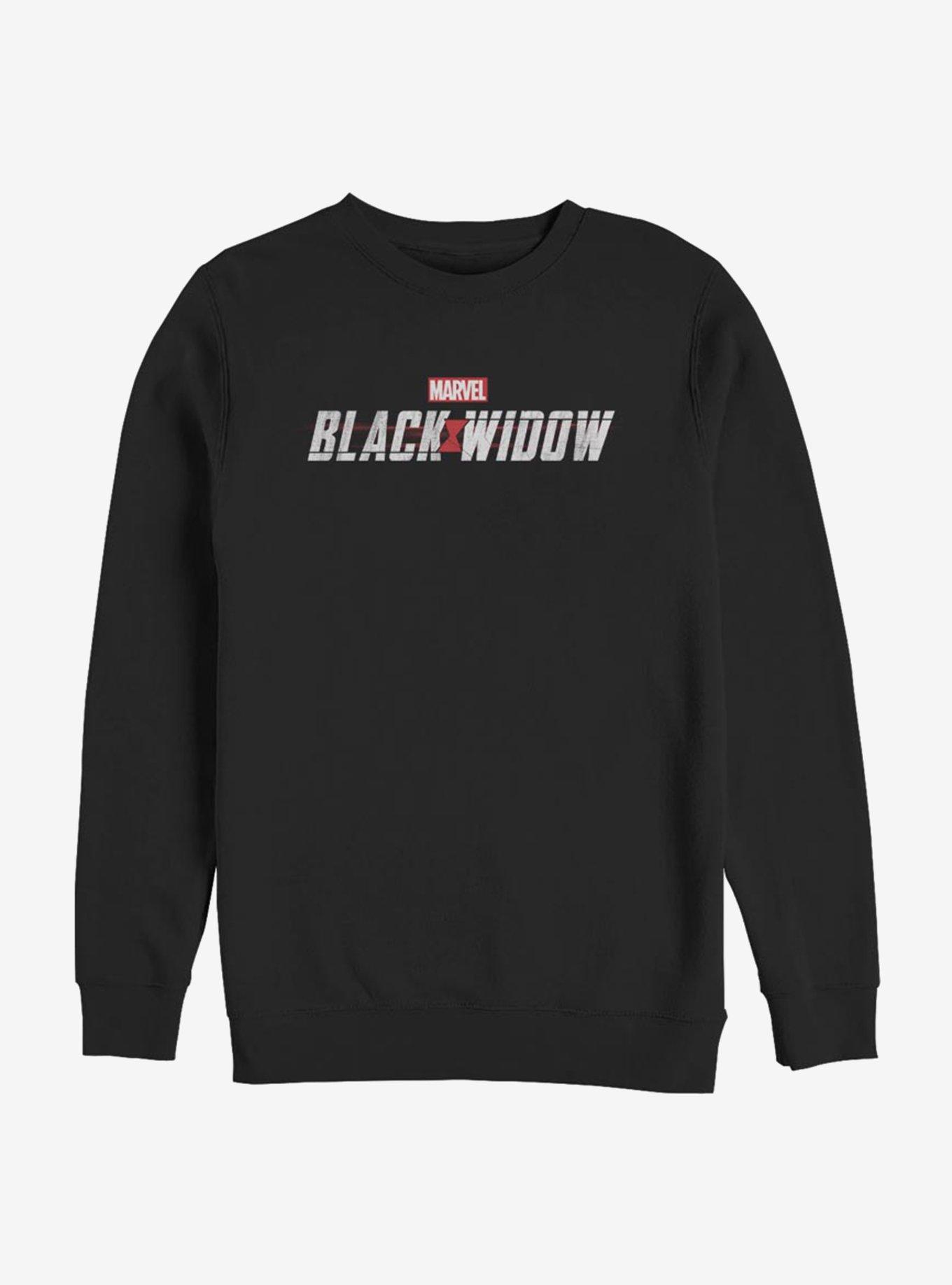 Marvel Black Widow Logo Sweatshirt, BLACK, hi-res