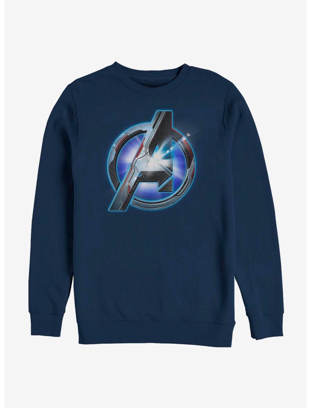 Marvel Avengers Tech Logo Sweatshirt, NAVY, hi-res