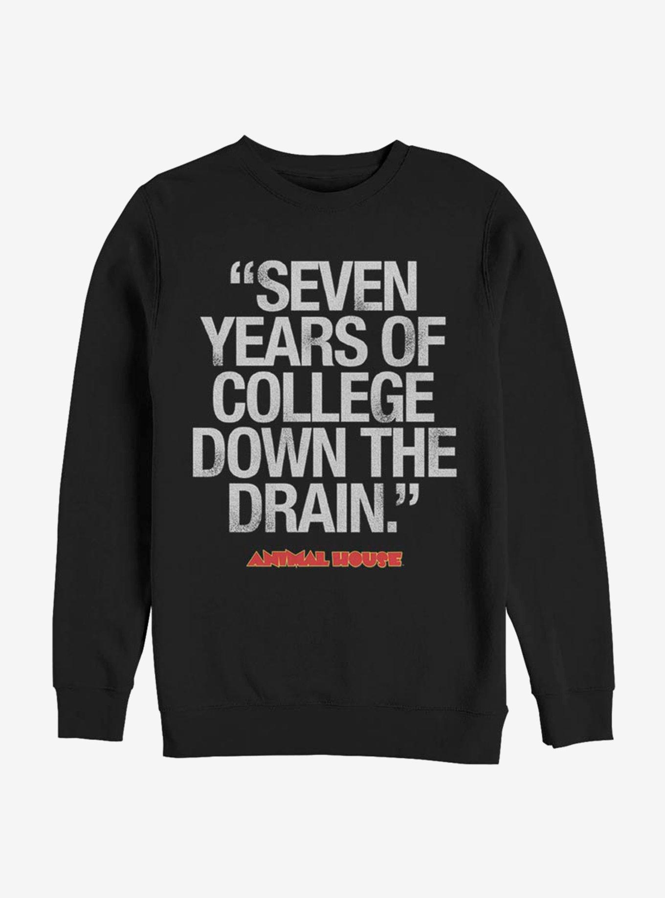 Animal House College Failure Sweatshirt, BLACK, hi-res