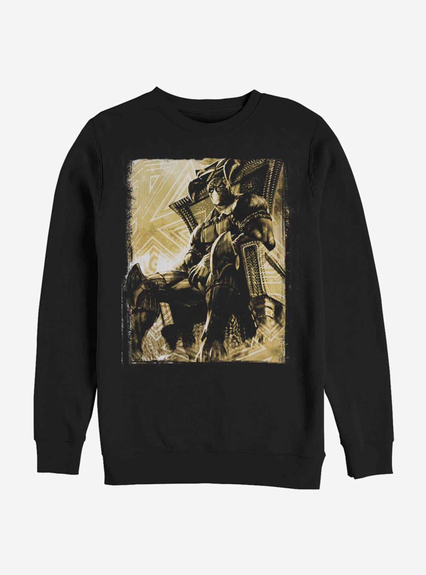 Marvel Avengers Throne Room Sweatshirt, BLACK, hi-res