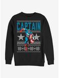Marvel Captain America Ugly Captain Sweatshirt, BLACK, hi-res