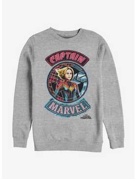 Marvel Captain Marvel Patch Sweatshirt, , hi-res