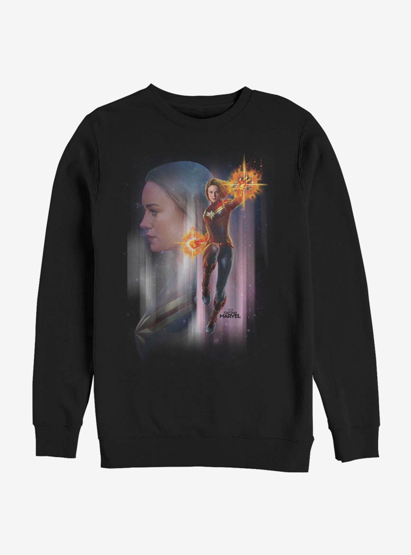 Marvel Captain Marvel Portrait Sweatshirt, , hi-res