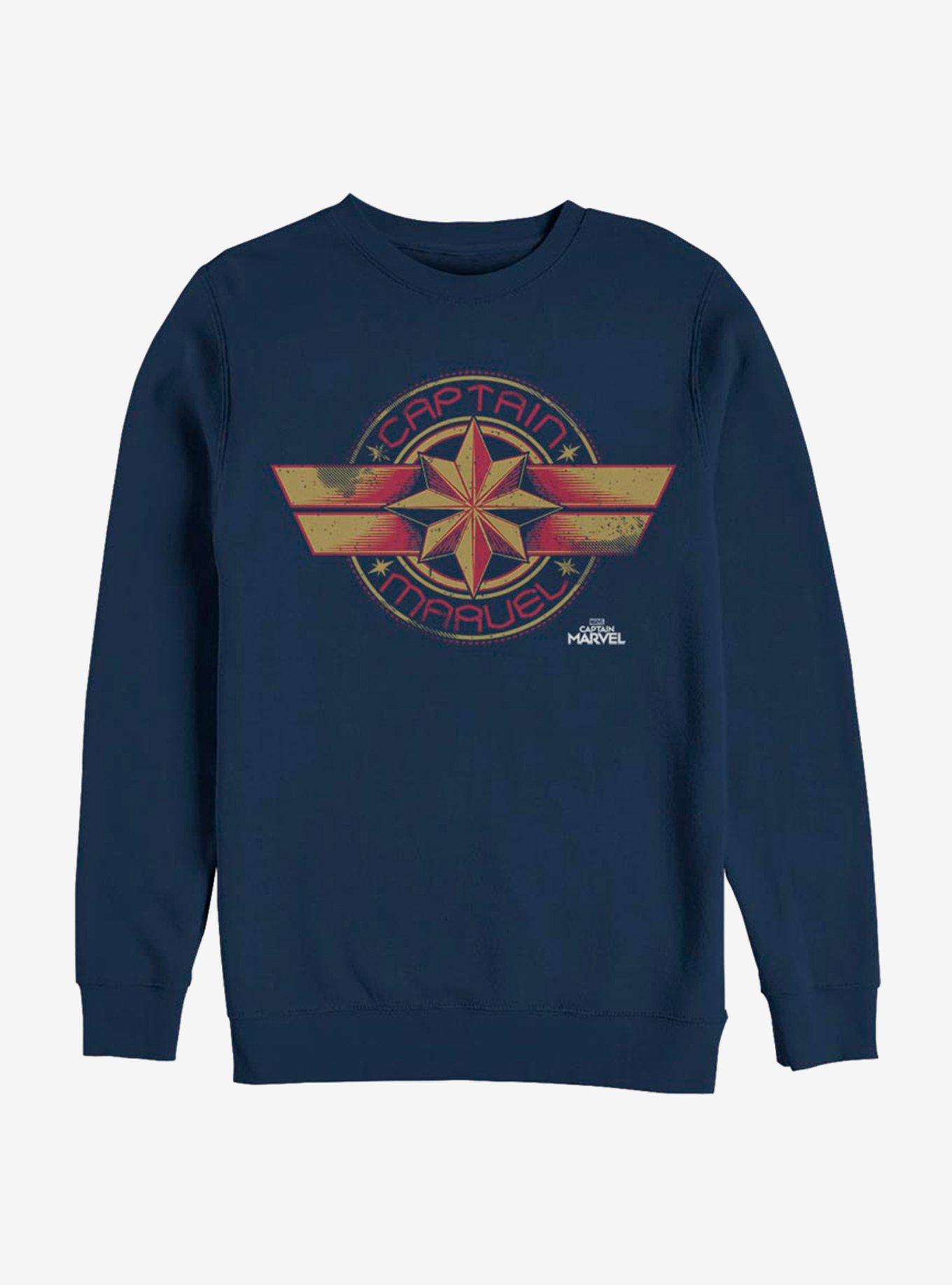 Marvel Captain Marvel Badge Sweatshirt, , hi-res