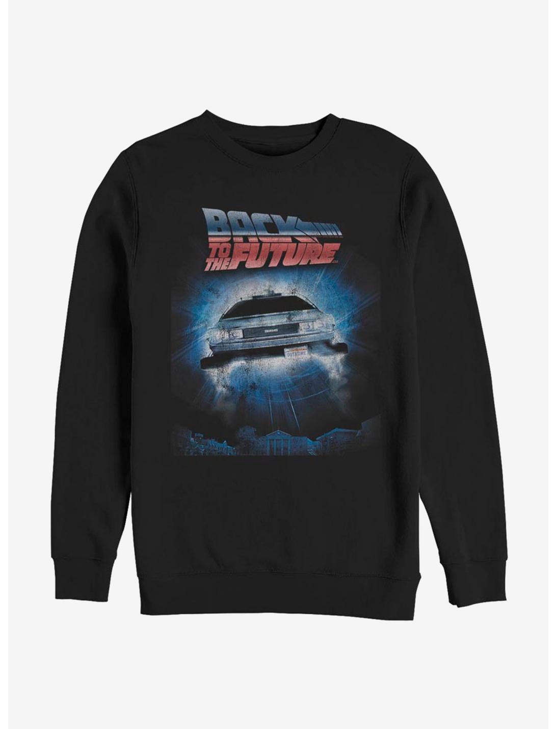Back To The Future Future Front Sweatshirt, BLACK, hi-res
