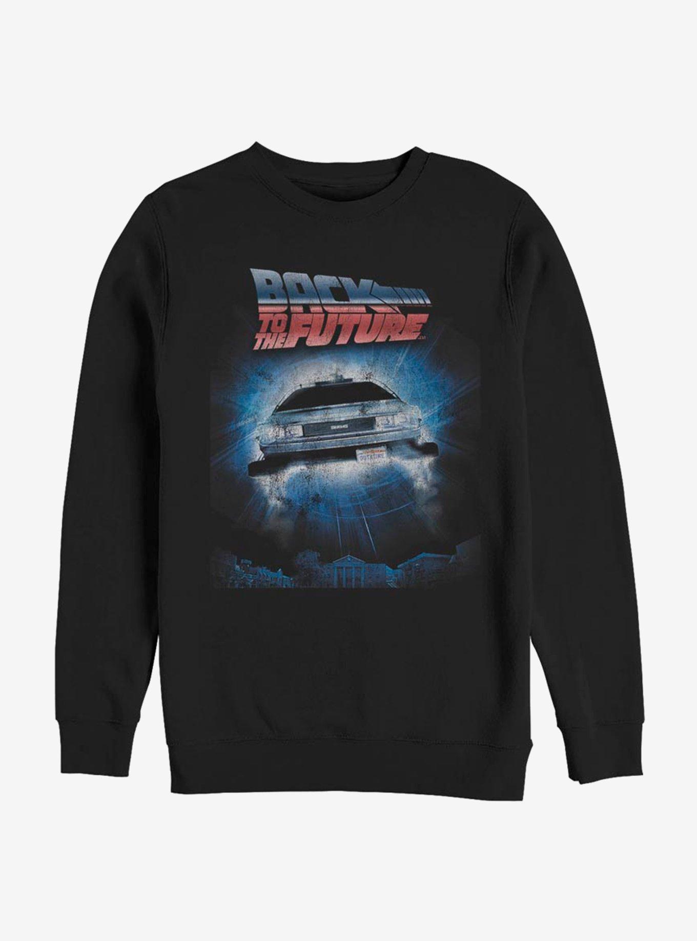 Back To The Future Future Front Sweatshirt, BLACK, hi-res
