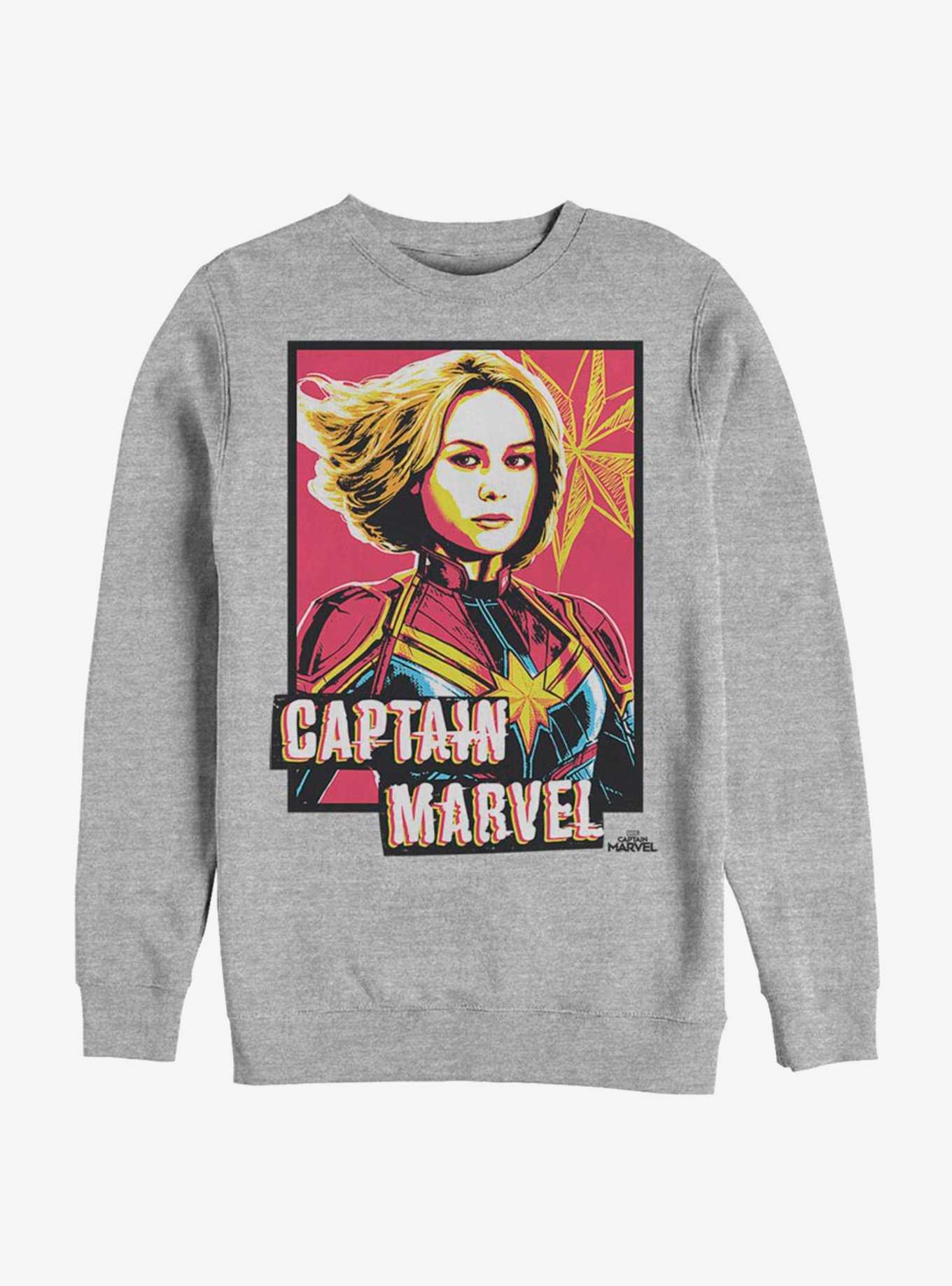 Marvel Captain Marvel Classic Marvel Sweatshirt, , hi-res