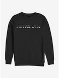 The Big Lebowski Logo Sweatshirt, BLACK, hi-res