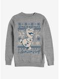 Disney Frozen Hooray Snow Sweatshirt, ATH HTR, hi-res