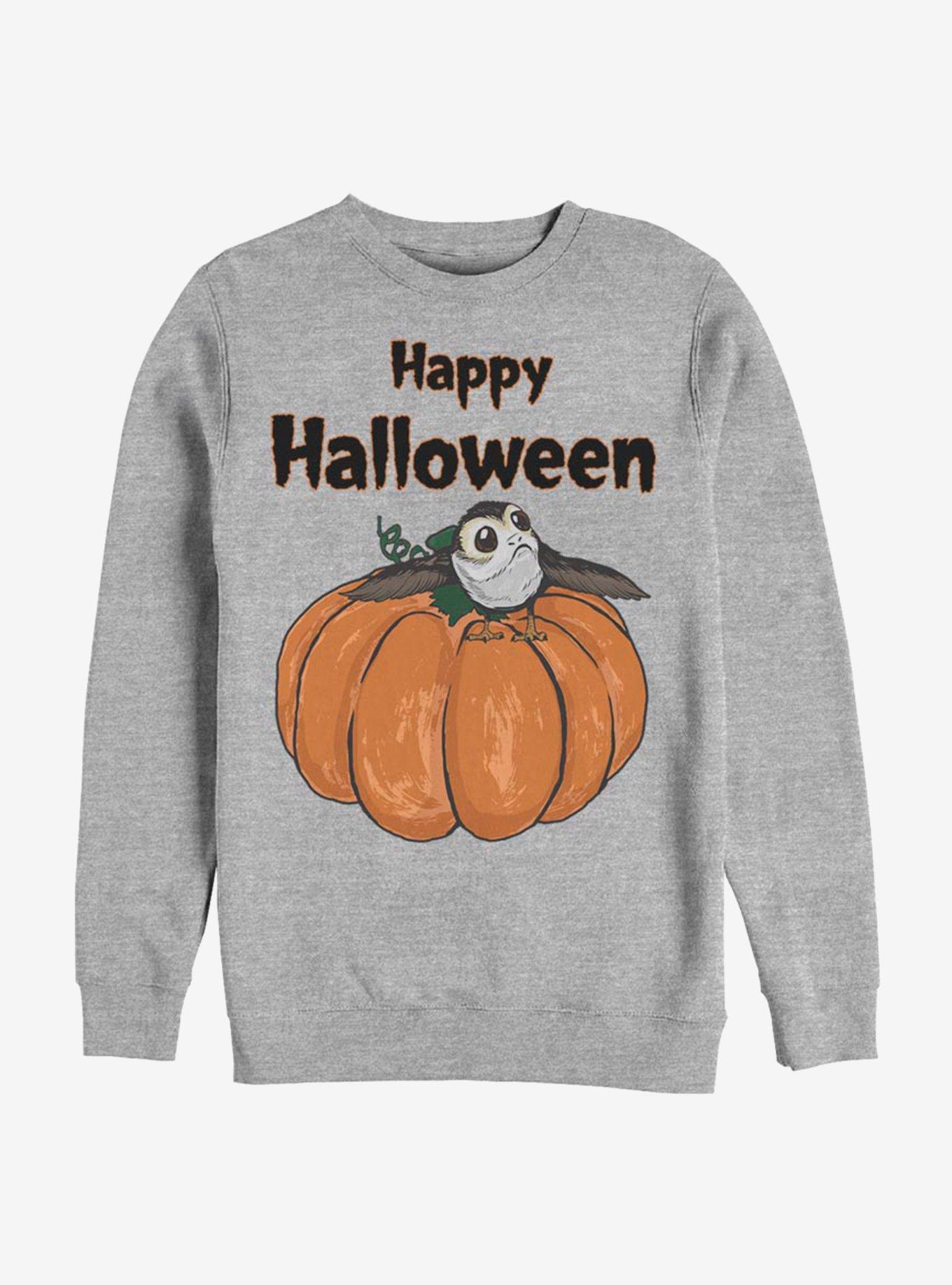 Star Wars Halloween Porg Sweatshirt, ATH HTR, hi-res