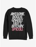 Fast Times Ridgemont Gnarly Spicoli Sweatshirt, BLACK, hi-res