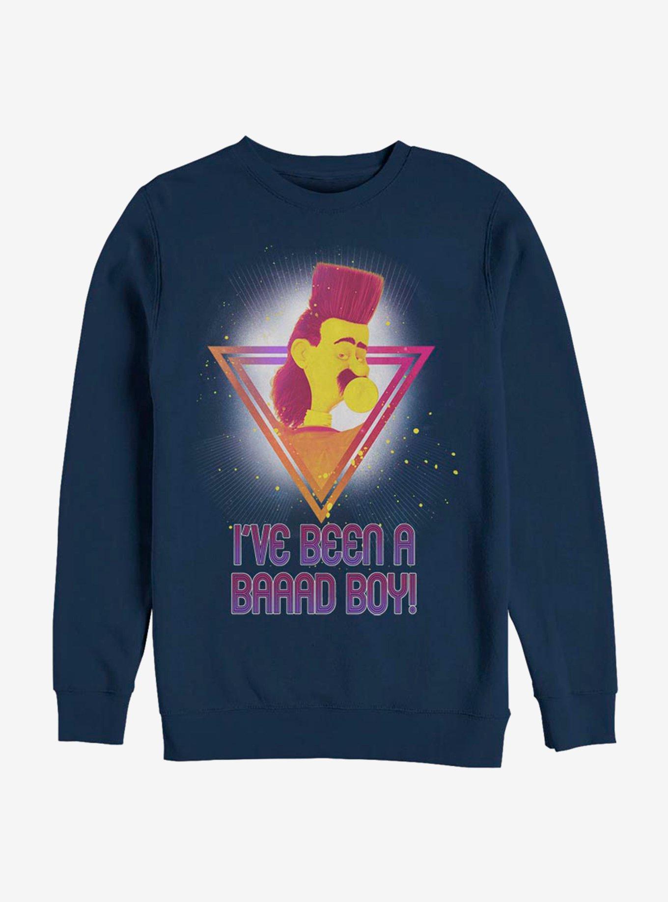 Despicable Me Minions Baaaad Bratt Sweatshirt, NAVY, hi-res