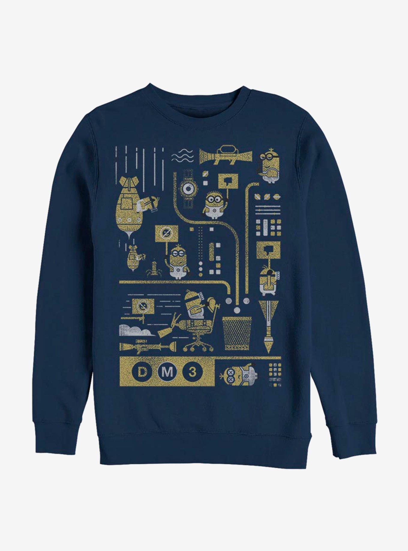 Despicable Me Minions Bad Ideas Sweatshirt, , hi-res