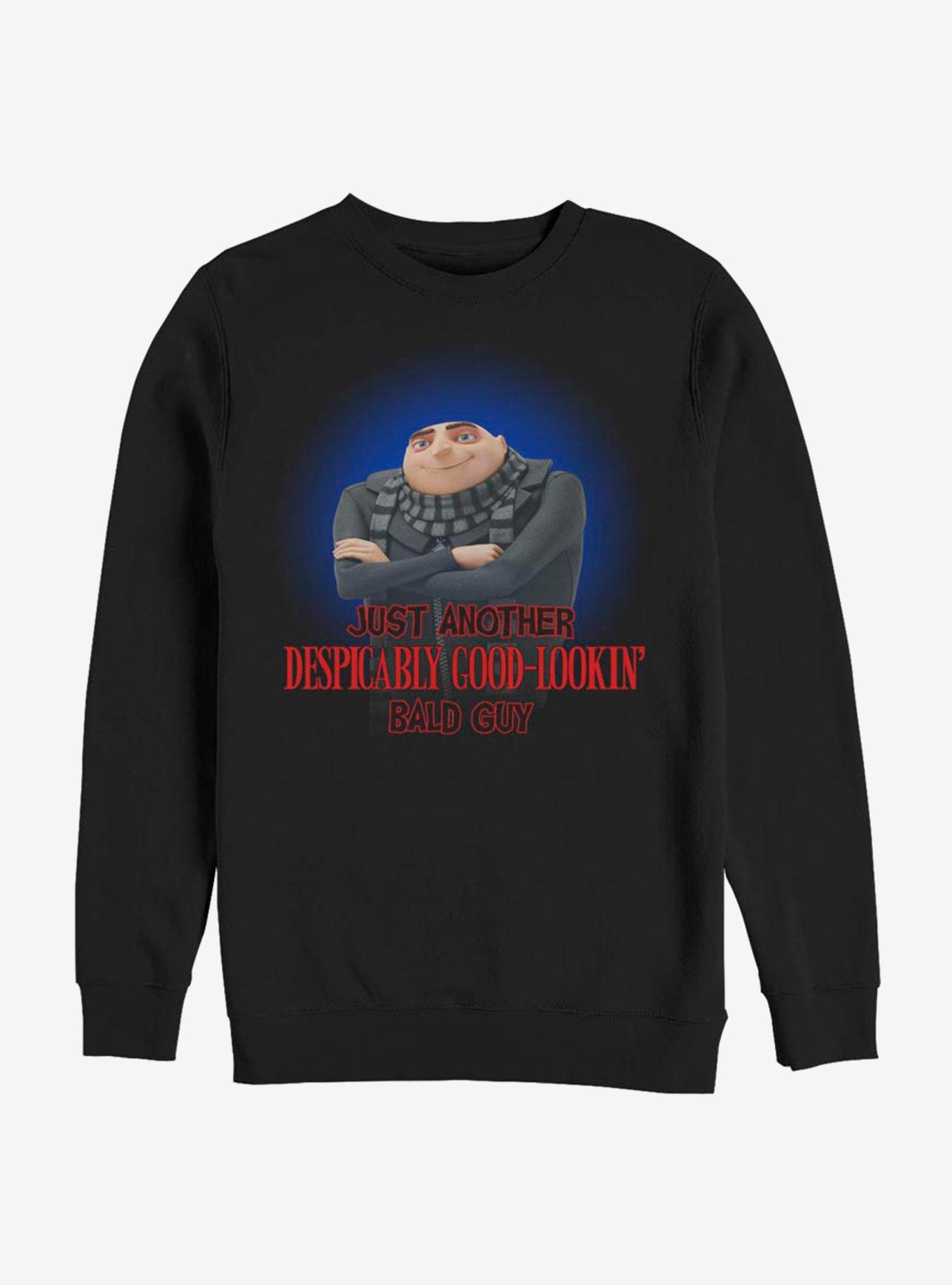 Despicable Me Minions Bald Guy Sweatshirt, , hi-res