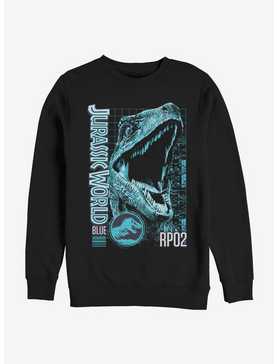 Jurassic World Blue Grid Sweatshirt, , hi-res