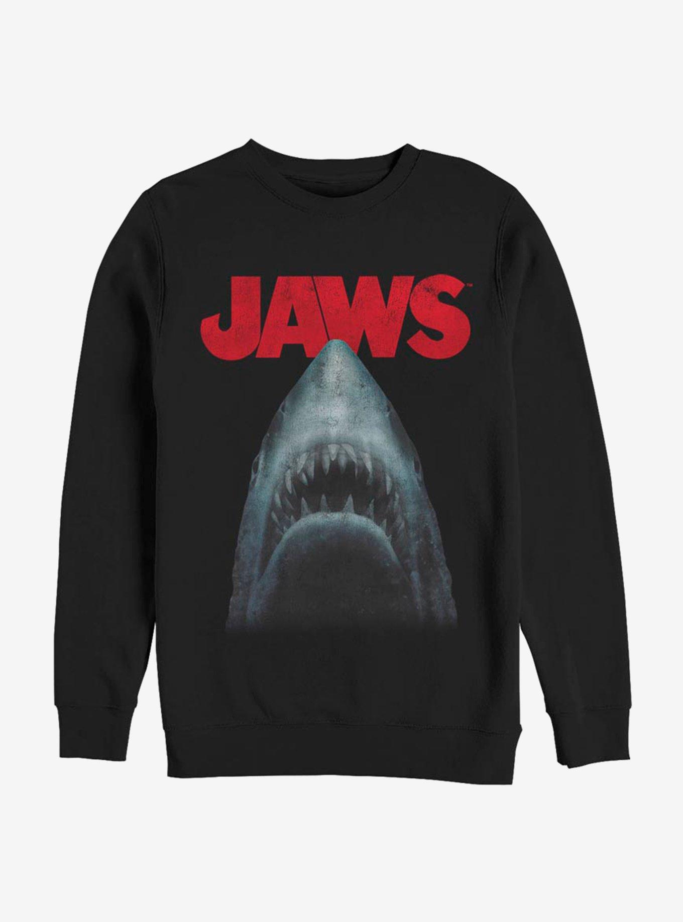 Jaws Out Of Water Sweatshirt, BLACK, hi-res