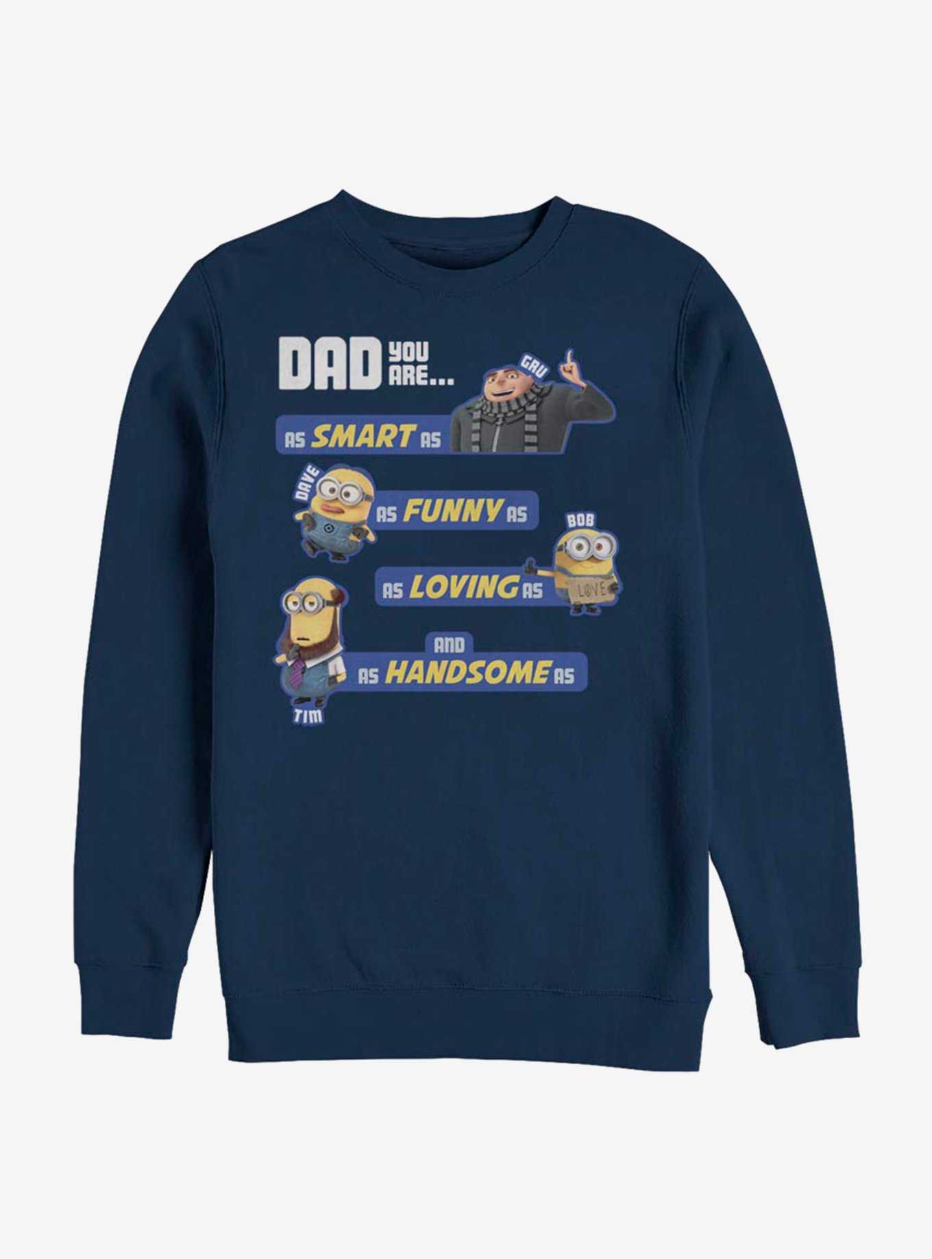 Despicable Me Minions As Dad As Sweatshirt, , hi-res