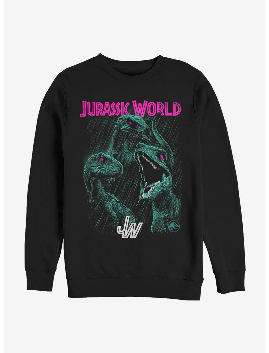 Jurassic World Bright Raptor Squad Sweatshirt, BLACK, hi-res