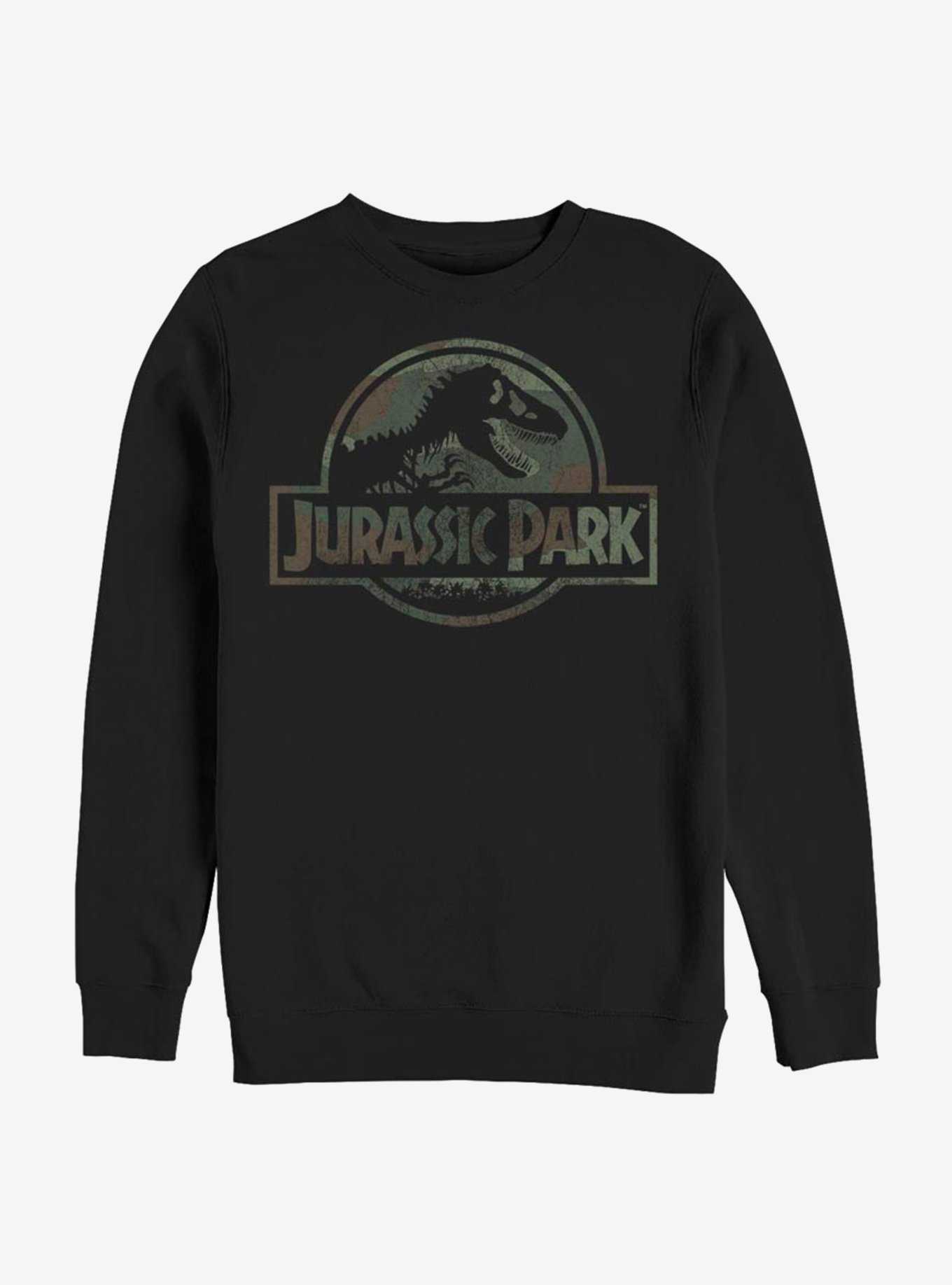 Jurassic Park Camo Logo Sweatshirt, , hi-res