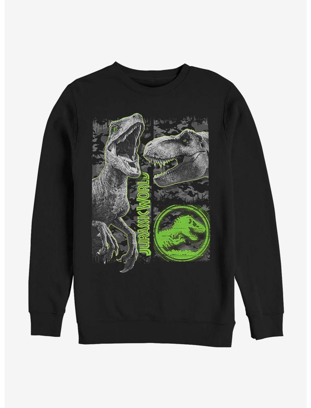 Jurassic World Camo Squad Sweatshirt, BLACK, hi-res