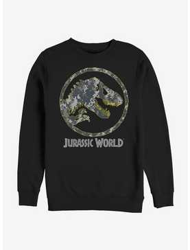 Jurassic World Camo Yellow Dino Sweatshirt, , hi-res